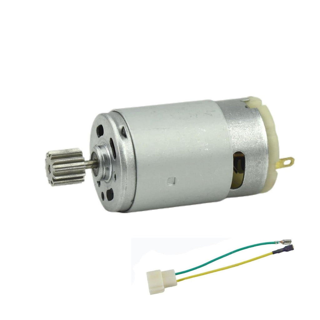 CHANCS RS390 6V DC Motor 14000 RPM for Kids Electric Ride-On Cars - 12 Tooth Gear Replacement