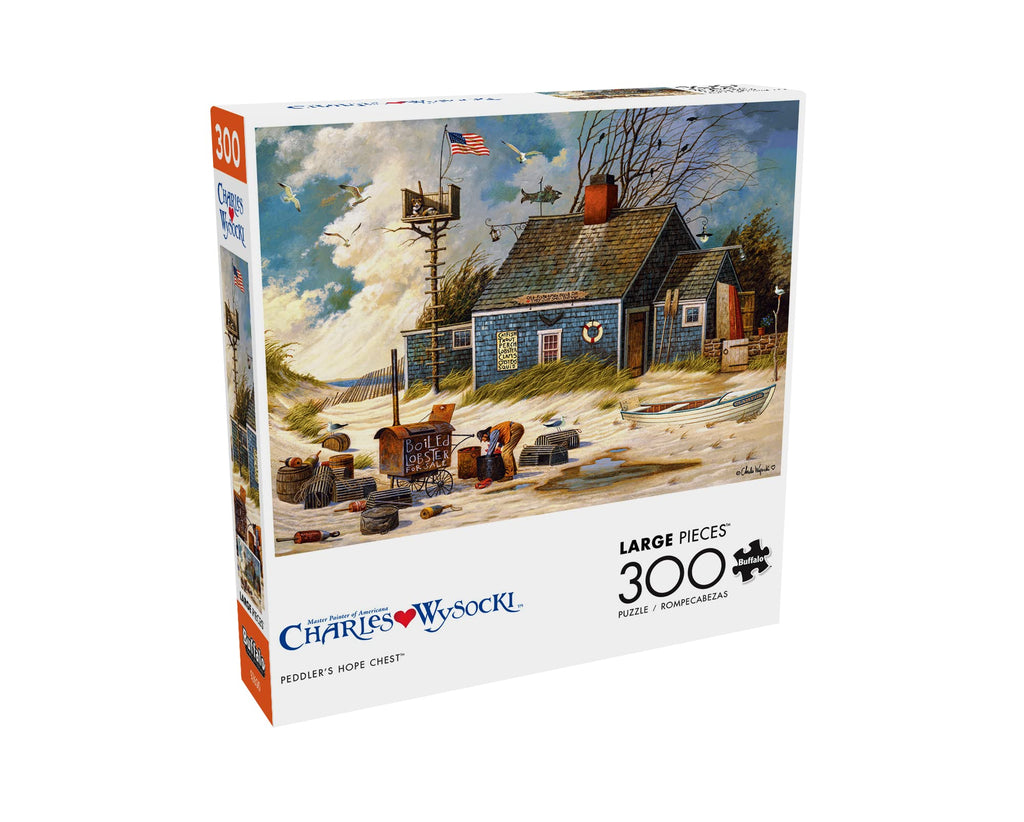 Charles Wysocki Peddler's Hope Chest 300-Piece Jigsaw Puzzle by Buffalo Games