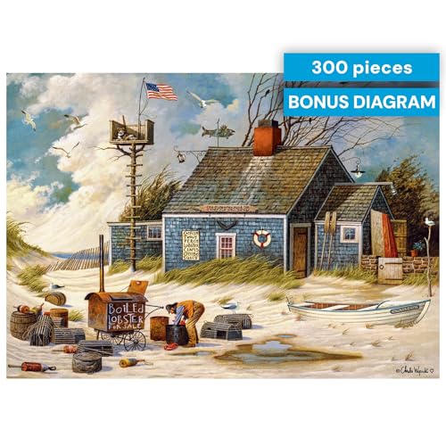 Charles Wysocki Peddler's Hope Chest 300-Piece Jigsaw Puzzle by Buffalo Games