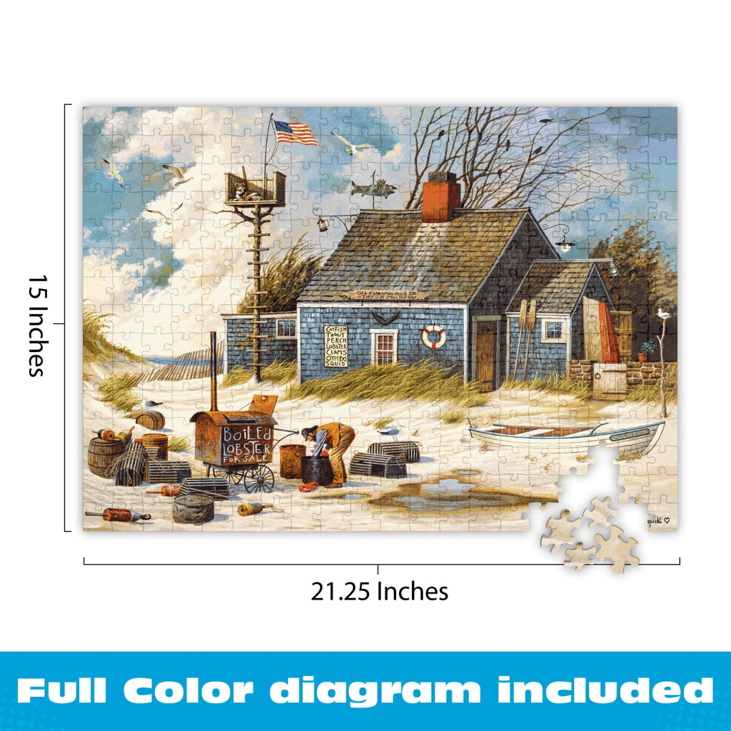 Charles Wysocki Peddler's Hope Chest 300-Piece Jigsaw Puzzle by Buffalo Games