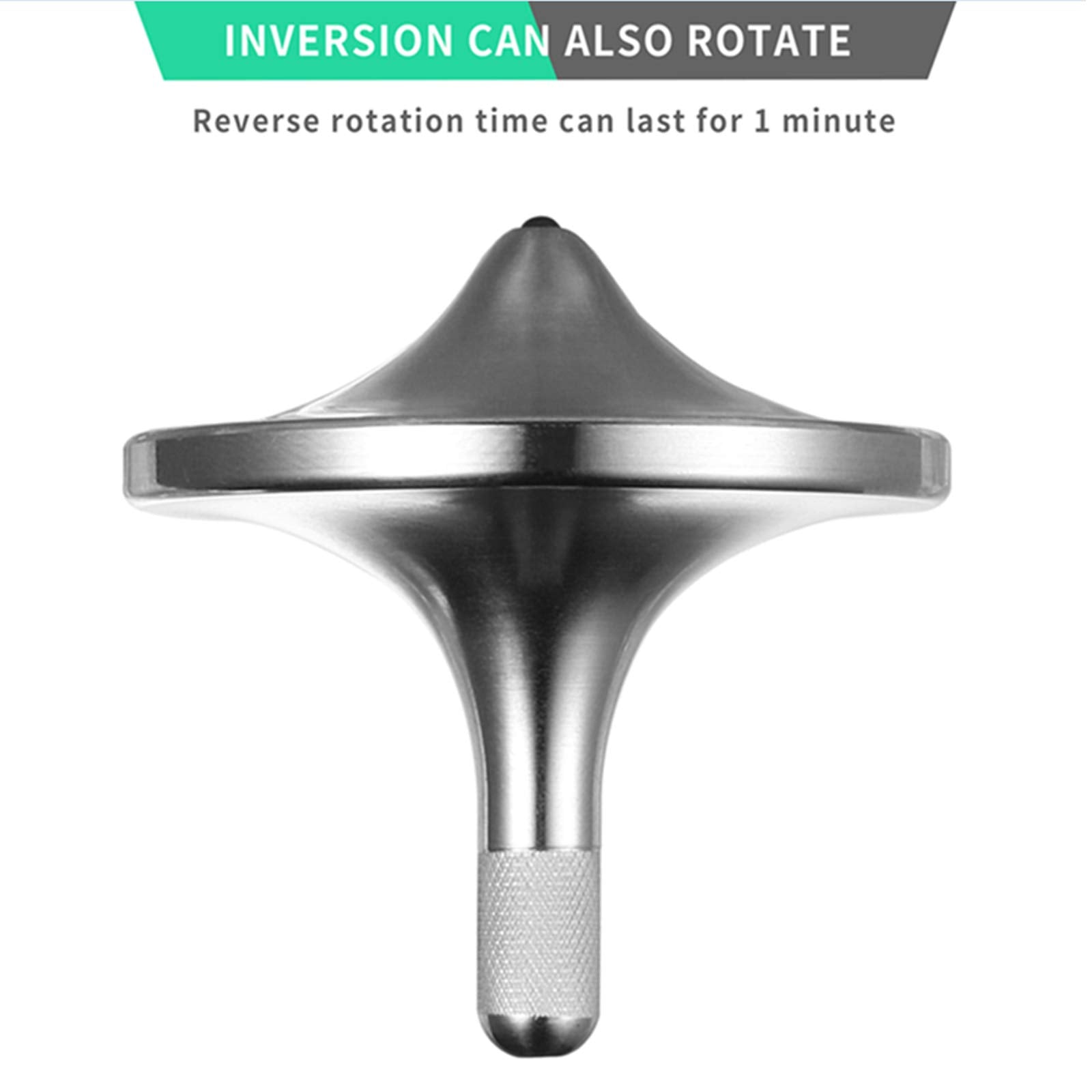 CHEETOP Stainless Steel Spinning Top – 24mm Small, Spins Over 6 Minutes, Precision CNC Crafted
