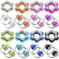 CHENGU 16-Piece Fidget Toy Set with Roller Chains and Key Flippy Chains - Stress Relief for ADHD, Autism, Teens and Adults