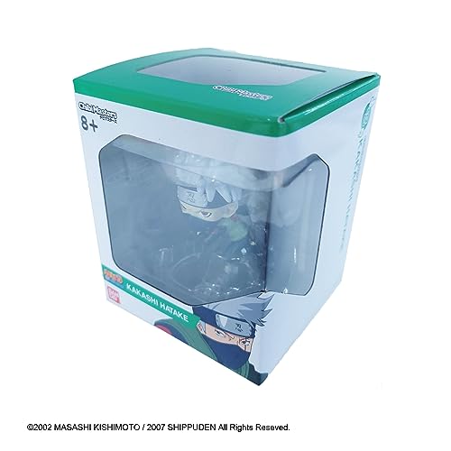 Chibi Masters Kakashi Hatake - Official Bandai Naruto Shippuden Action Figure with Stand