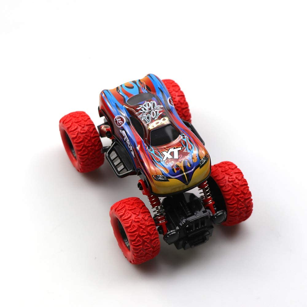 Chilartalent Pull Back Monster Trucks for Kids – Friction Powered 4WD Toy Cars, No Battery Needed, Gifts for Ages 1-5