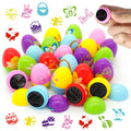 Childom 24-Pack Easter Stamps for Kids - Pre-Inked Mini Stampers for Egg Hunt, Party Favors, and Classroom Prizes