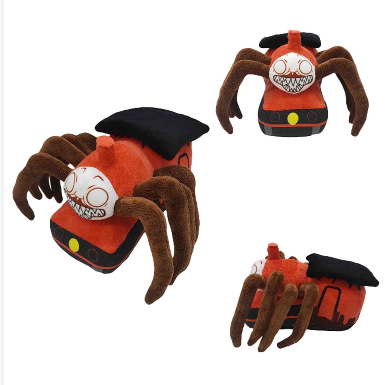 Choo Choo Charles Plush Toy - 11-Inch Red Spider Train Doll, Soft Stuffed Animal for Fans