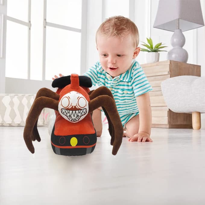 Choo Choo Charles Plush Toy - 11-Inch Red Spider Train Doll, Soft Stuffed Animal for Fans