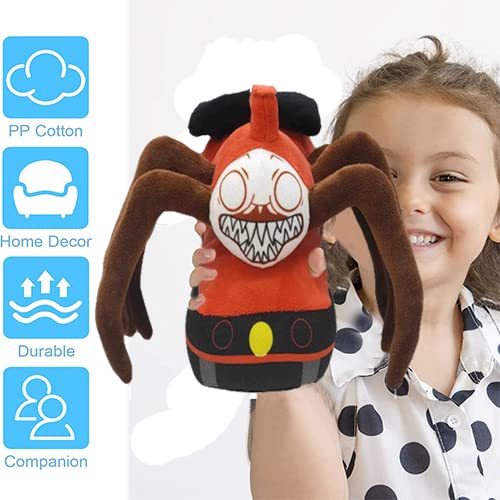 Choo Choo Charles Plush Toy - 11-Inch Red Spider Train Doll, Soft Stuffed Animal for Fans