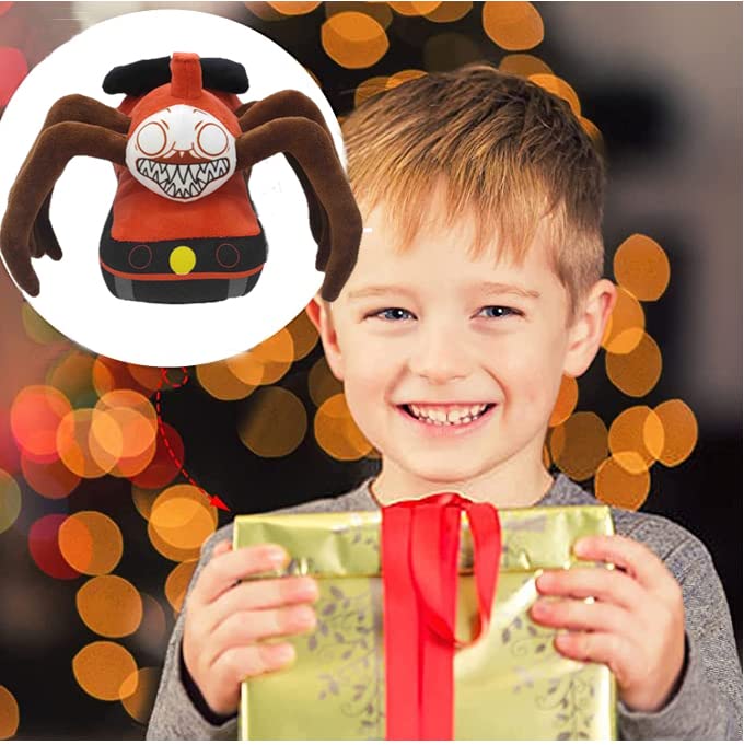 Choo Choo Charles Plush Toy - 11-Inch Red Spider Train Doll, Soft Stuffed Animal for Fans