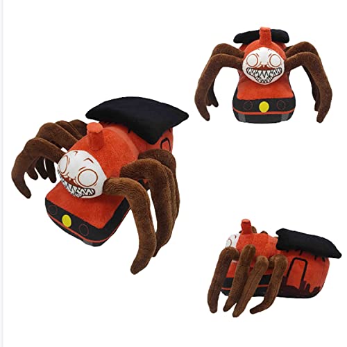 Choo Choo Charles Plush Toy - 11-Inch Red Spider Train Doll, Soft Stuffed Animal for Fans