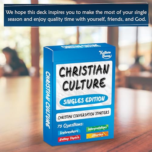 Christian Culture Singles Edition – 73 Conversation Cards for Meaningful Faith-Based Discussions