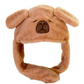 Christmas Plush Ear Hat with Moving Jumping Ears - Soft Animal Flap Hat for Gifts