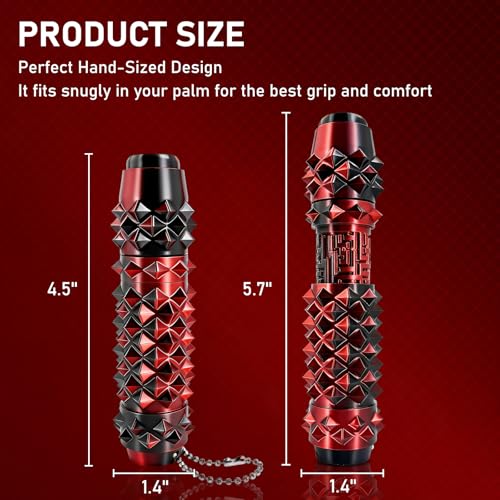 CHUAWANLY 6-in-1 Pain Fidget Toy for Adults – Spiky Clicker, Spinner, Maze, on Keychain