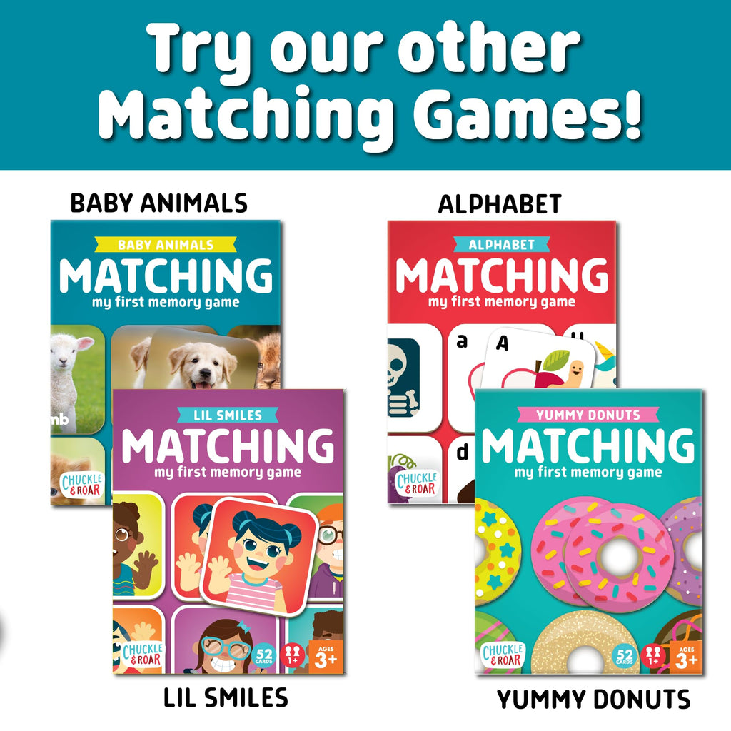 Chuckle & Roar Bath Matching Memory Game – Foam Alphabet Tiles for Toddlers 3+