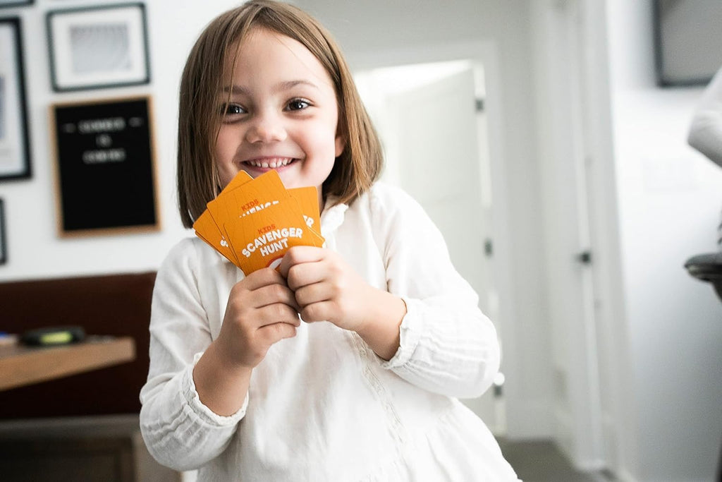Chuckle & Roar Kids Scavenger Hunt 3-Pack – Active Wooden Shape Matching Game for Ages 4-6+
