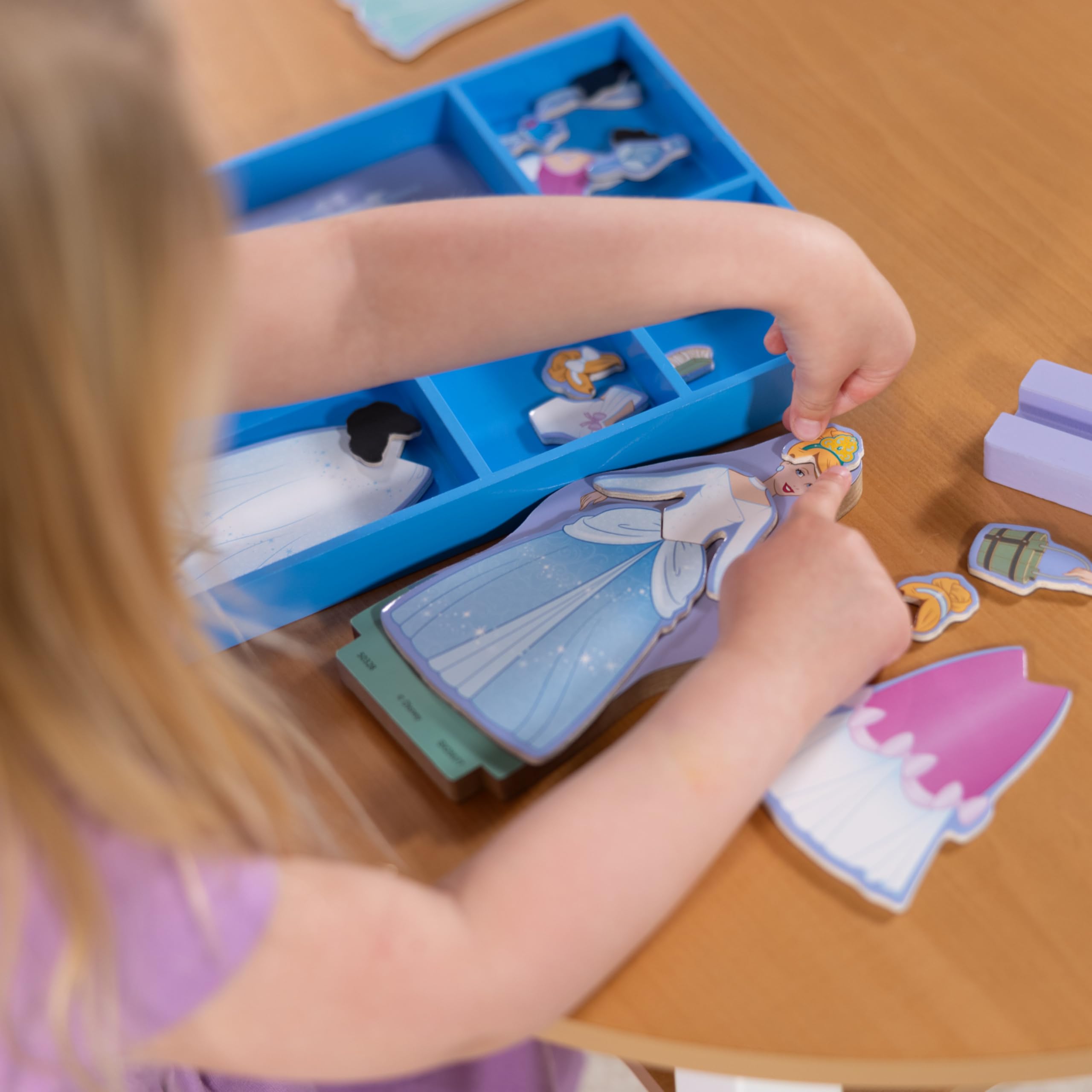 Cinderella Magnetic Dress-Up Set by Melissa & Doug – 30+ Outfits & Accessories
