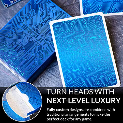 Circuit Playing Cards: Creative Circuit Board Deck with Free eBook - Elephant Playing Cards