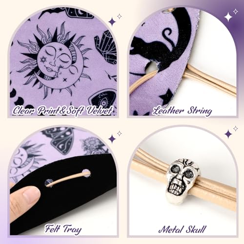 CiyvoLyeen Black Drawstring Dice Bag with Velvet Tray – 9.7-Inch Foldable Round Tray for D&D and Tabletop RPGs