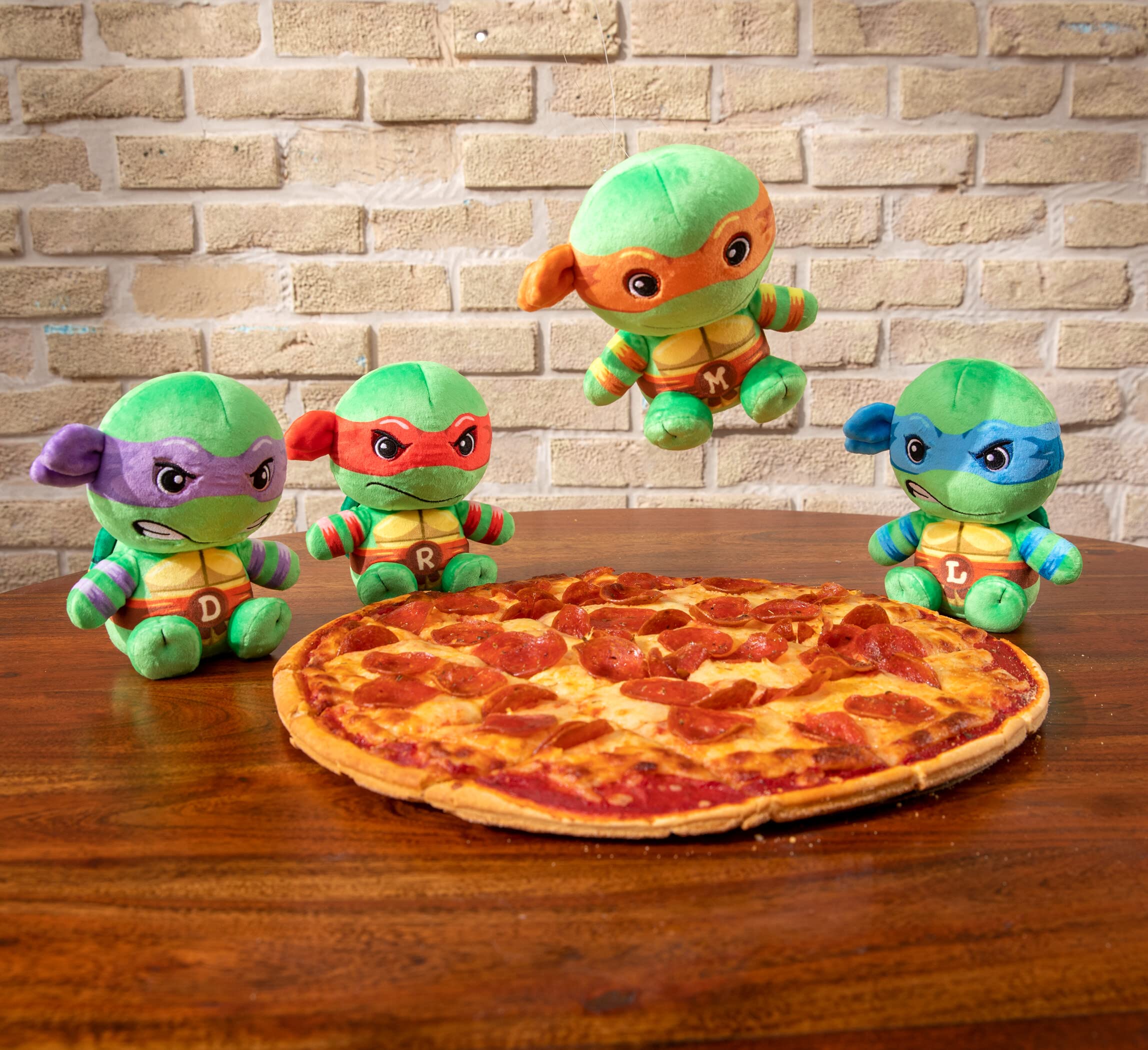 Club Mocchi-Mocchi TMNT Michelangelo Plush - 6 Inch Squishy Stuffed Animal