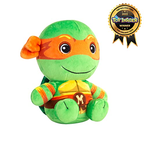 Club Mocchi-Mocchi TMNT Michelangelo Plush - 6 Inch Squishy Stuffed Animal