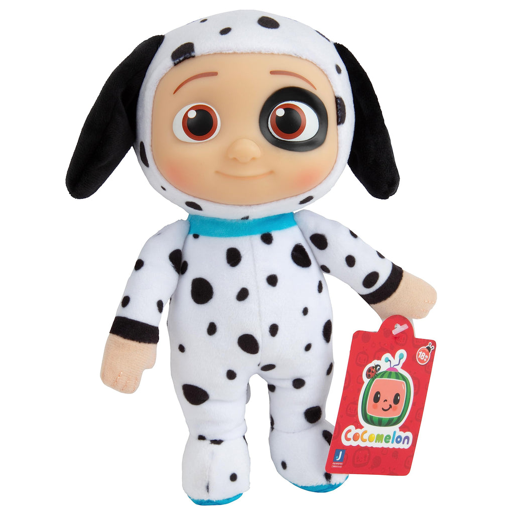 CoComelon 8-Inch JJ Plush Toy - Puppy Onesie - Officially Licensed Soft Stuffed Animal for Toddlers 18+ Months