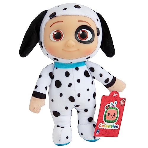 CoComelon 8-Inch JJ Plush Toy - Puppy Onesie - Officially Licensed Soft Stuffed Animal for Toddlers 18+ Months
