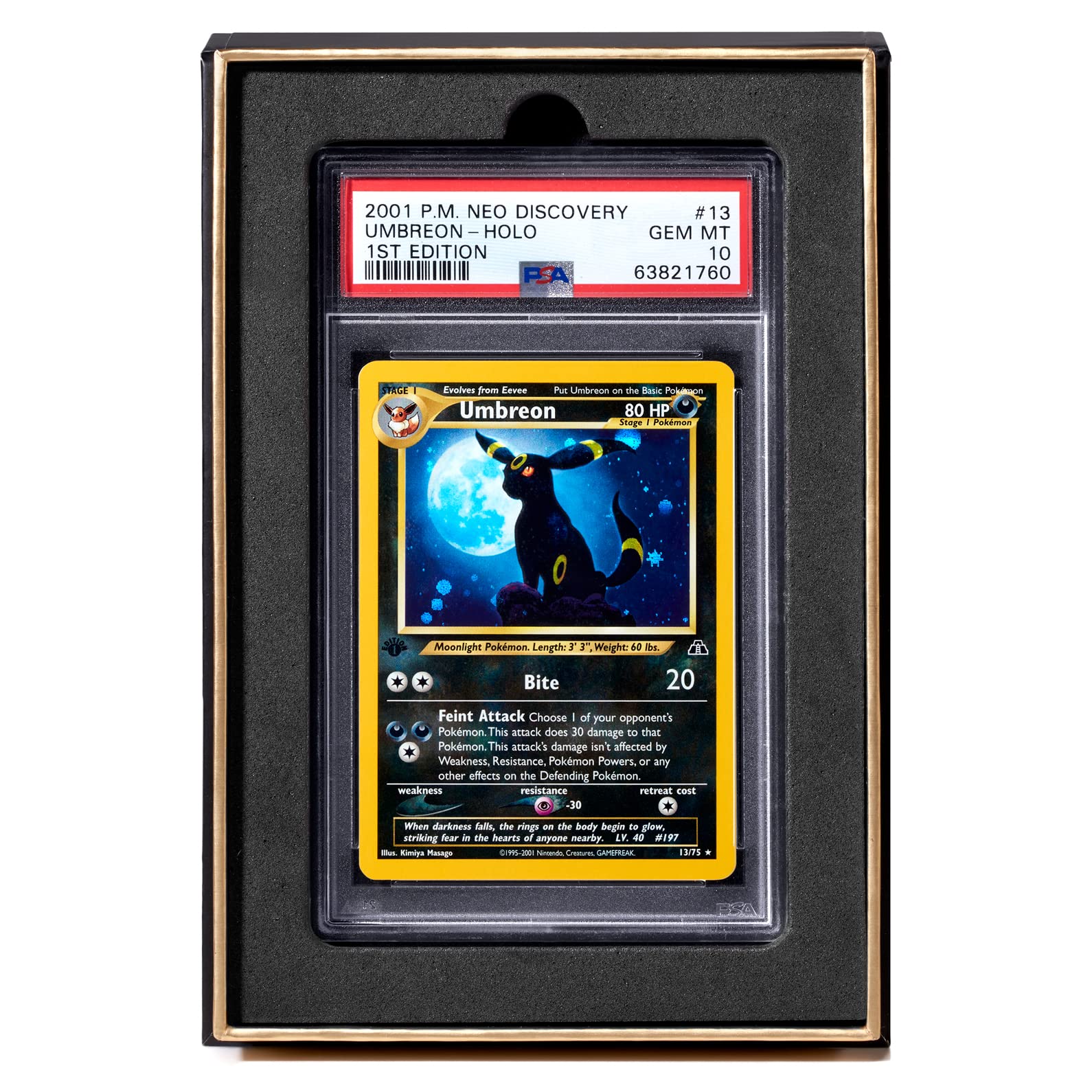 Collector Nine Gold PSA/CGC Single Magnetic Flip Display Case – Graded Card Storage and Gift Box
