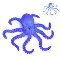 Color-Changing 3D Printed Octopus Fidget Toy – Blue to White, Temperature Sensitive, PLA Desk Decor