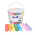 Colorations Jumbo Washable Sidewalk Chalk Set, 20 Pieces, 8 Colors, Non-Toxic, Ages 4+