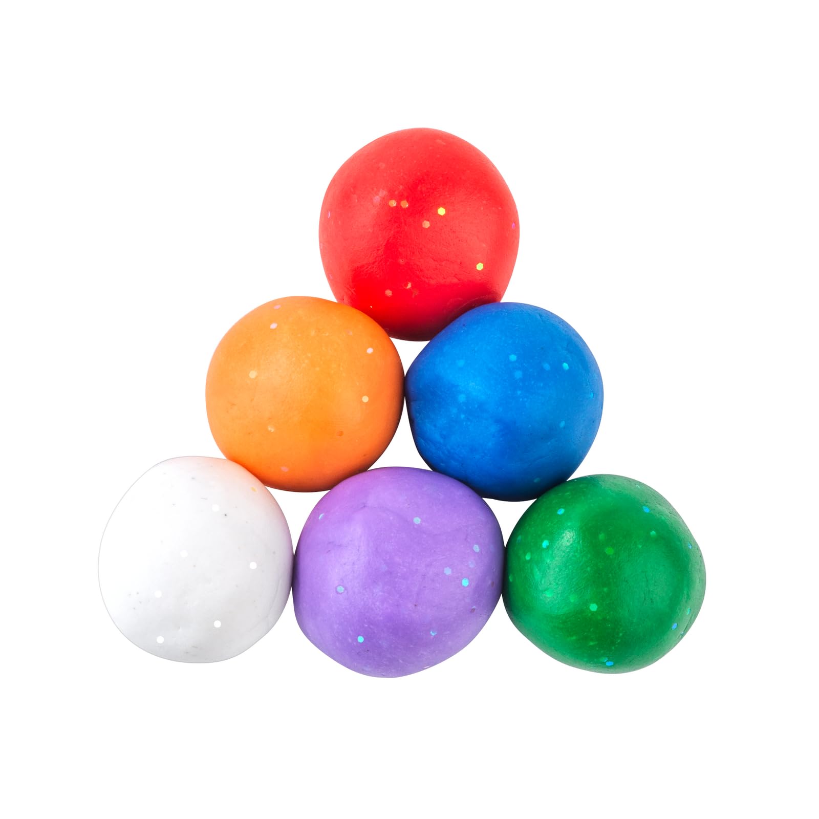 Colorations Wheat & Gluten Free Glitter Dough - 6 Colors, 2 oz Each - Non-Toxic Sensory Play Dough for Kids