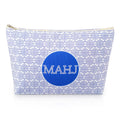Colorato Mahjong Tiles Bag with Zipper – Blue, Fits 1.2" (30mm) American Mahjong Tiles, Portable Storage Case