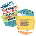 Colorful Family Reunion Selfie Scavenger Hunt – 12 Cards for Group Play