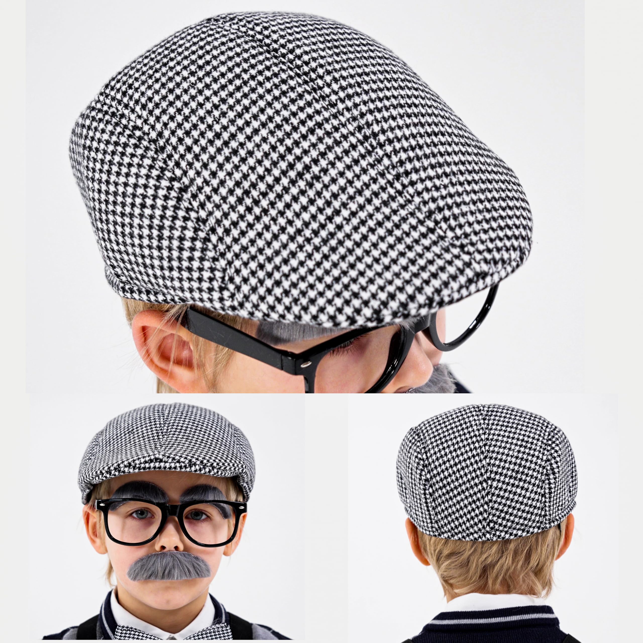 CONNICS 100 Days of School Old Man Costume Kit for Kids – Grandpa Dress-Up Set