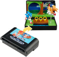 Console Heroes Sonic 2 Diorama Playset: Sonic & Tails Figures, Emerald Hill Zone Scene (Retro Genesis Cartridge)