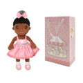 Conzy Stuffed Baby Doll for Girls – 44 cm (16.5 in) Super Soft Plush Toy with Gift Bag, Black Princess