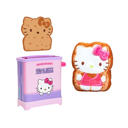 Cookeez Makery Hello Kitty and Friends Toasty Treatz Toaster - Surprise Scented Plush Toy with 6 Collectible Characters
