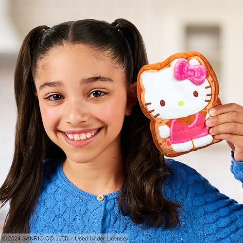 Cookeez Makery Hello Kitty and Friends Toasty Treatz Toaster - Surprise Scented Plush Toy with 6 Collectible Characters