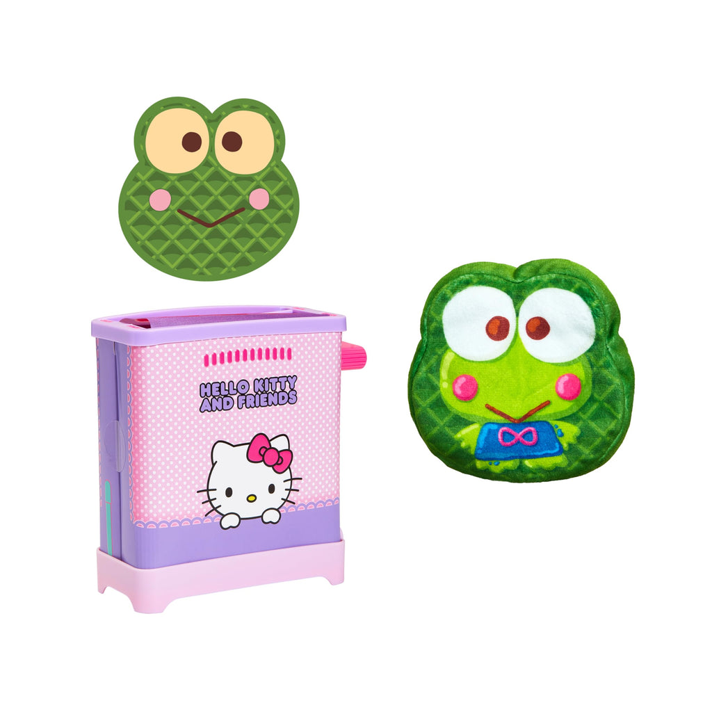 Cookeez Makery Hello Kitty and Friends Toasty Treatz Toaster - Surprise Scented Plush Toy with 6 Collectible Characters