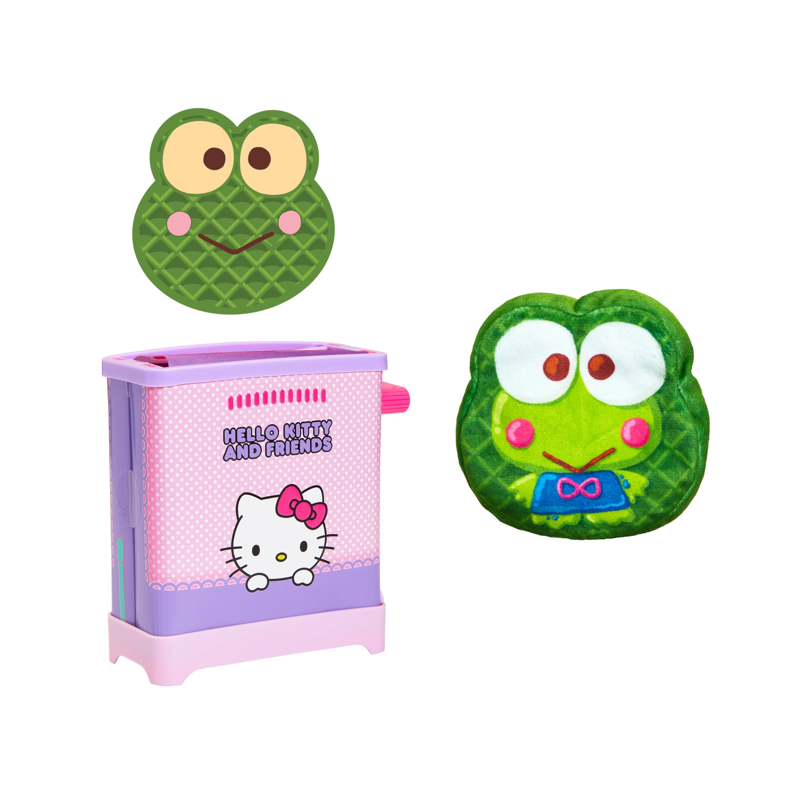 Cookeez Makery Hello Kitty and Friends Toasty Treatz Toaster - Surprise Scented Plush Toy with 6 Collectible Characters
