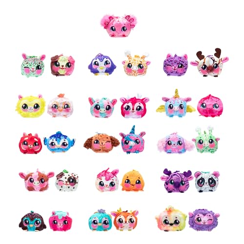 Cookeez Makery Yum Yumz Twin Pack – 2 Scented Surprise Plush Pets in a Customizable Ice Cream Cone