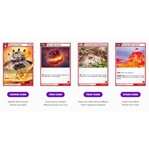 CookieRun: Braverse Red Starter Deck – 60-Card Aggro TCG Starter