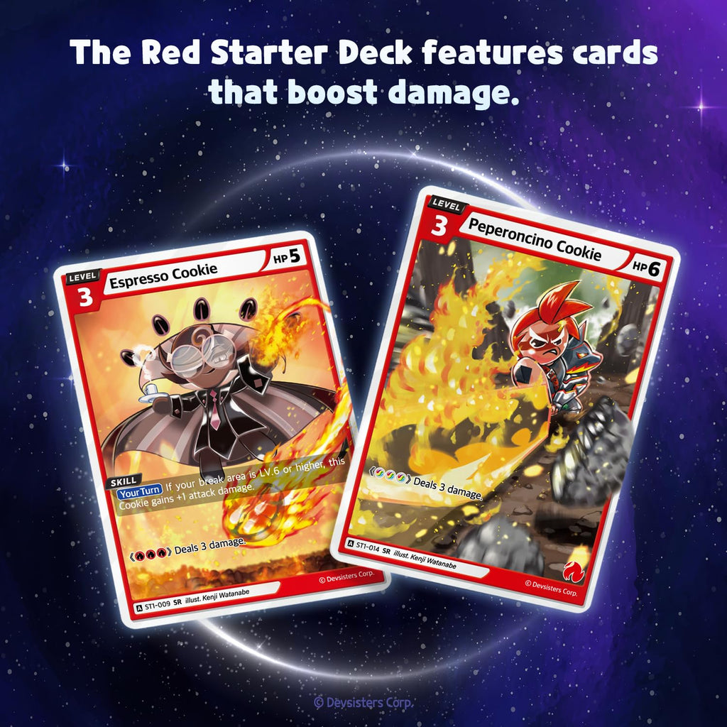 CookieRun: Braverse Red Starter Deck – 60-Card Aggro TCG Starter