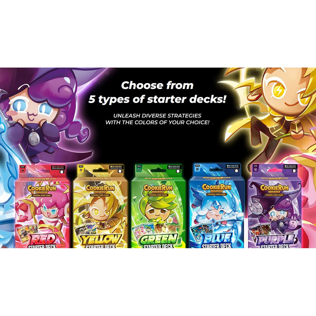 CookieRun: Braverse Red Starter Deck – 60-Card Aggro TCG Starter