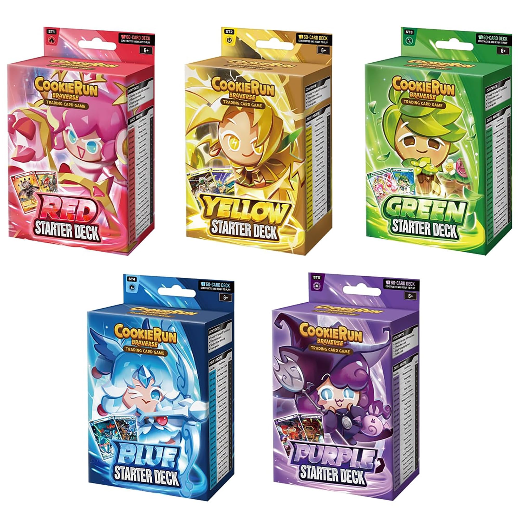 CookieRun: Braverse Red Starter Deck – 60-Card Aggro TCG Starter