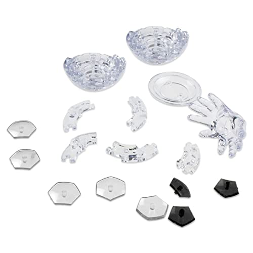 Coolplay 3D Crystal Soccer Ball Puzzle – 76 Pieces, Black & Transparent, Ages 14+