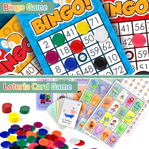 Coopay 250 Plastic Poker Chips 1.5 Inch 10 Colors Bingo Counters Math Learning Tokens