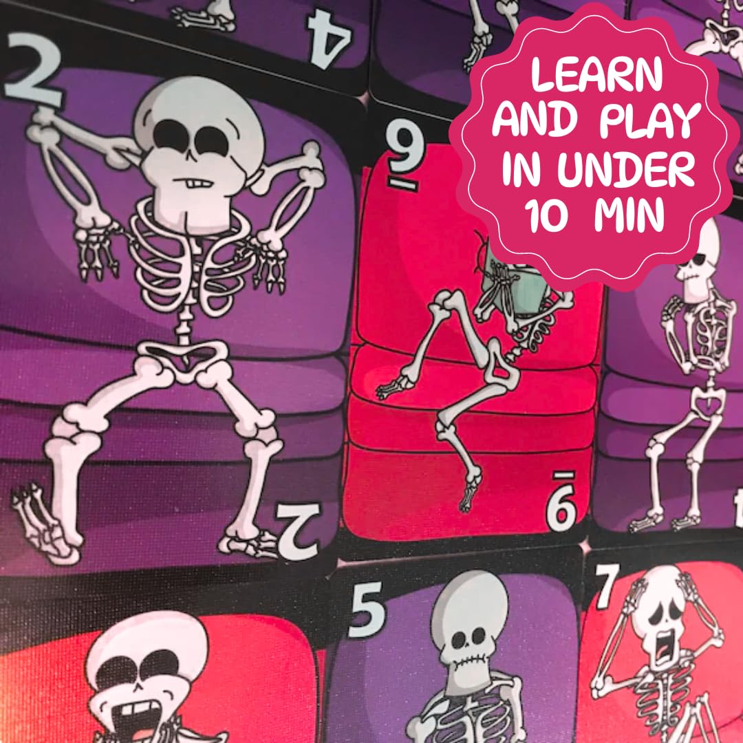 Couch Skeletons Card Game – Quick 2-Player Skeleton Couch-Filling Game by The Dusty Top Hat