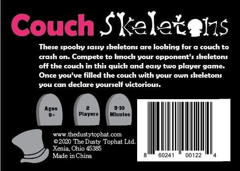 Couch Skeletons Card Game – Quick 2-Player Skeleton Couch-Filling Game by The Dusty Top Hat