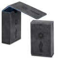 Coume PU Leather Tarot Card Case – Boho Sun & Hand Design, Fits Standard Decks, Magnetic Closure