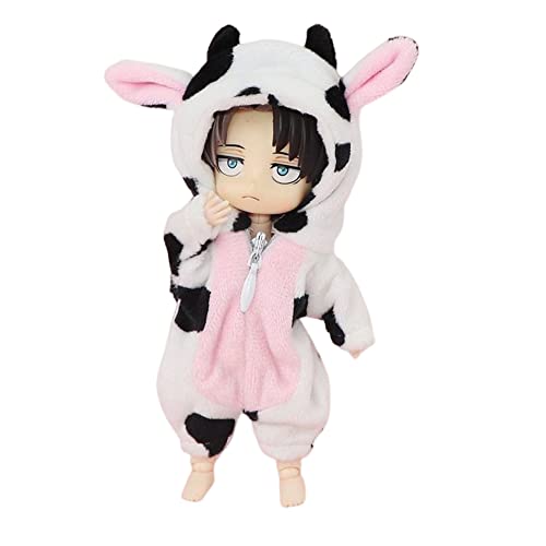 Cow Pattern Pajama Set for OB11, 1/12 BJD, Molly, GSC Dolls - XiDonDon